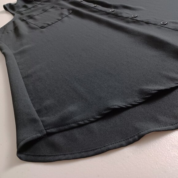 Express Black Portofino Sleeveless Shirt - Picture 4 of 14